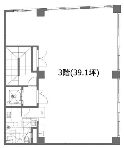 五十嵐ビル3F 間取り図