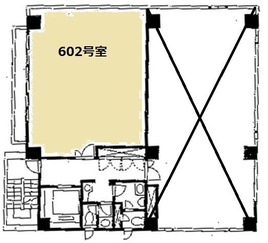 月島NRビル602 間取り図