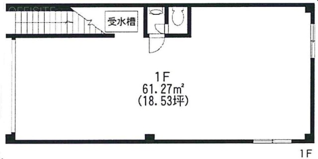 河内ビル1F 間取り図