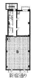 ナリコマHD新宿ビルB 間取り図