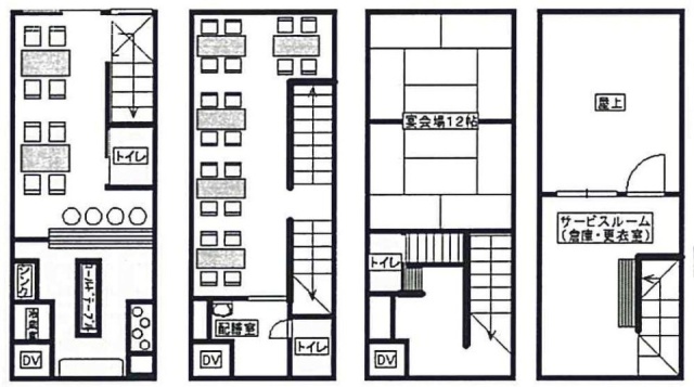MTビル1F~4F 間取り図