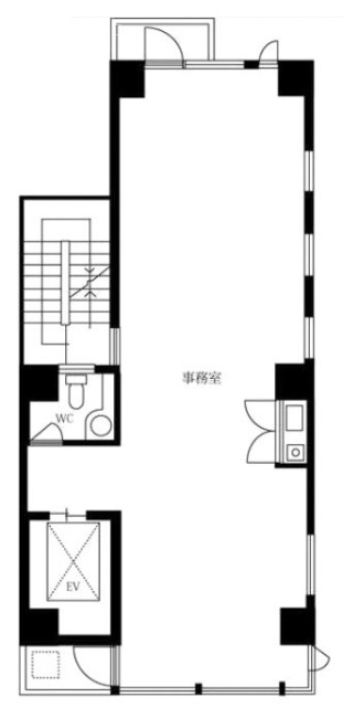 六甲小石川ビル9F 間取り図