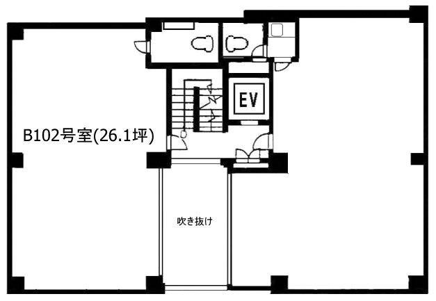 名倉堂ビルB102 間取り図