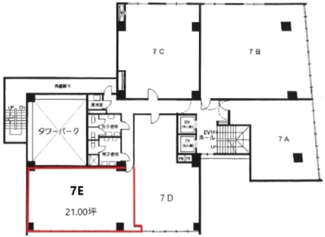 鈴和ビルE 間取り図