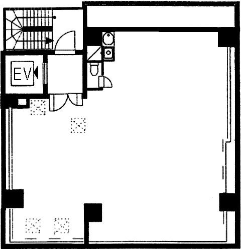 協栄八重洲ビルB1F 間取り図