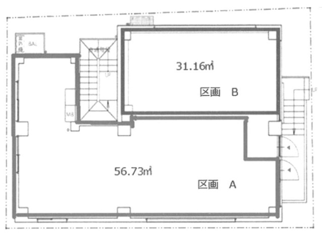 Kukai Terrace祐天寺ANNEXビルA 間取り図