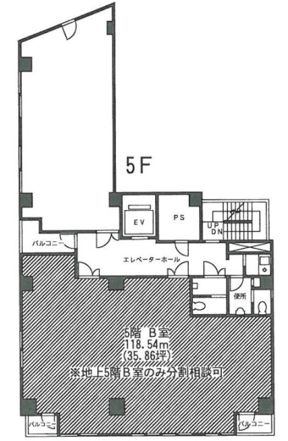 島田ビルBCD 間取り図