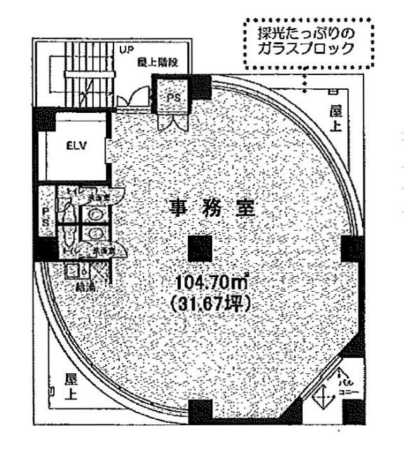 ベリータビル4F 間取り図
