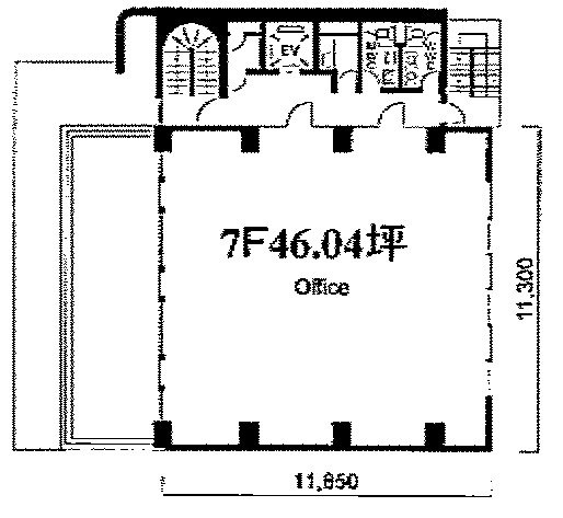 K&Hビル7F 間取り図