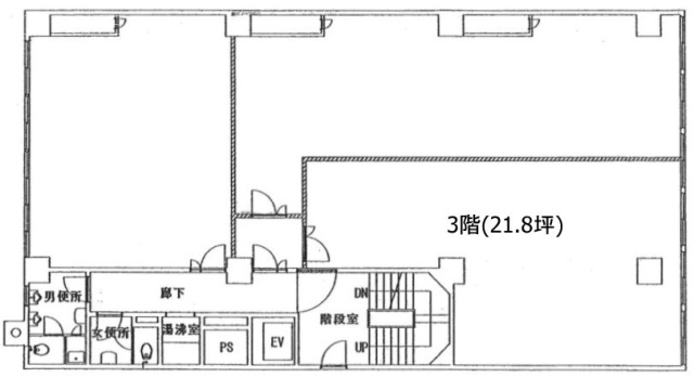 明宏ビル別館3F 間取り図