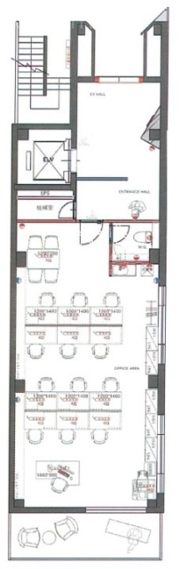 八丁堀スクエア1F 間取り図