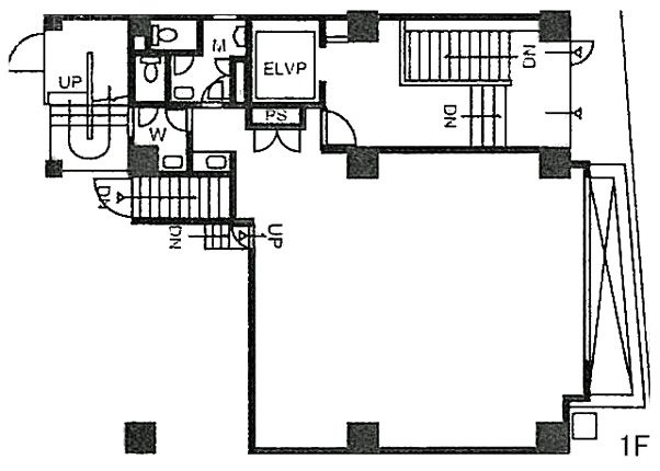 ヤサカ八丁堀ビル1F 間取り図
