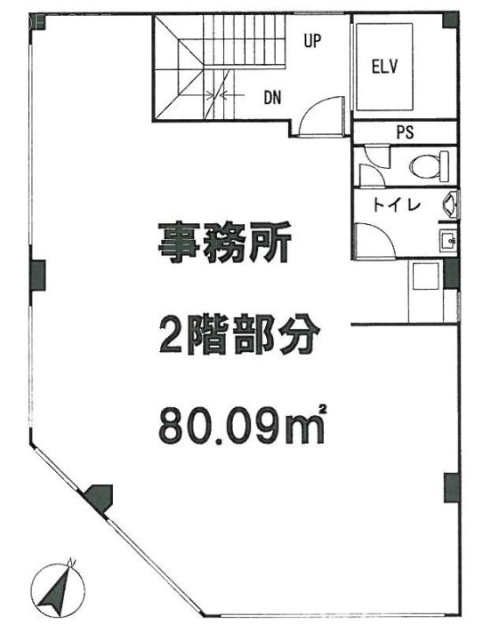 斉藤ビル2F 間取り図