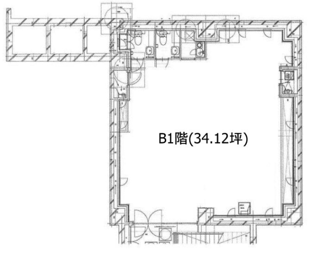 シュパール千代田B1F 間取り図