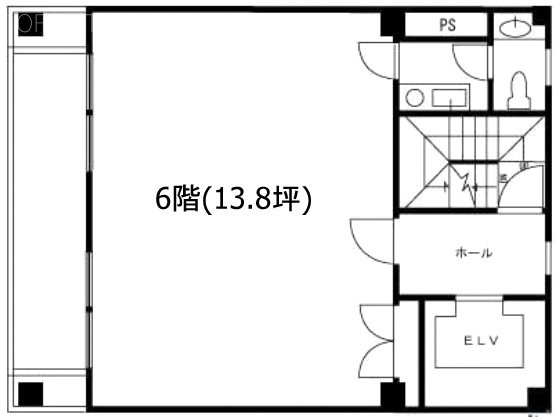 TOKI(トキ)ビル6F 間取り図