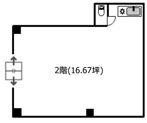 ファンタジア壱番館ビル1F 間取り図