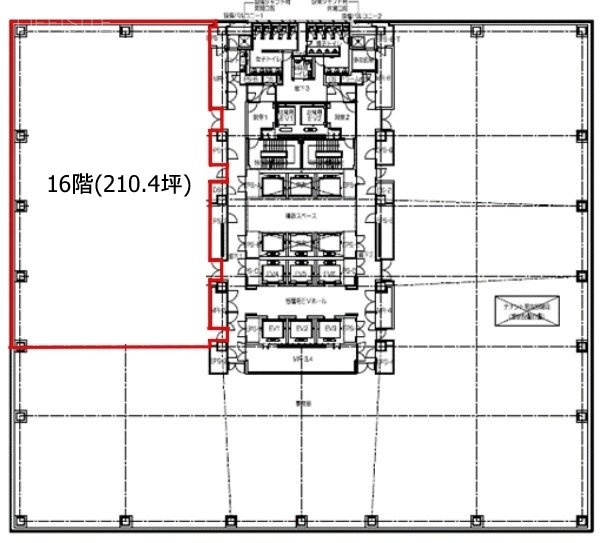 有明セントラルタワー16F 間取り図