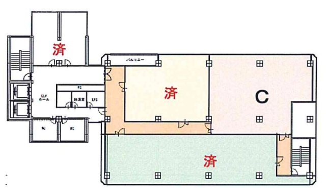 イマス西新宿第一ビルC 間取り図