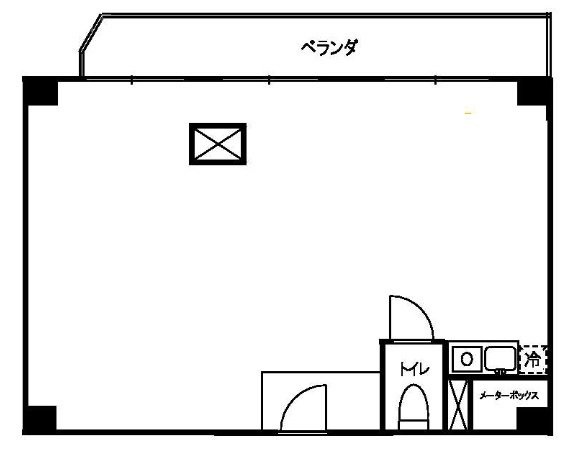 渋谷アジアマンション204 間取り図