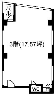 水野・林原ビル3F 間取り図
