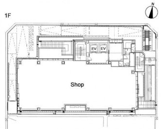 ガーデンキューブ渋谷神南1F 間取り図