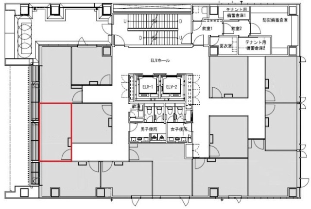 クロスオフィス三田204 間取り図