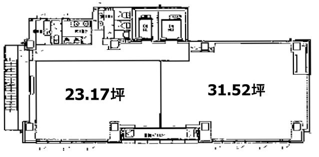 画廊ビル5F 間取り図