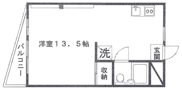 目黒パークハイツ303 間取り図