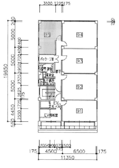 共同ビル小伝馬町95 間取り図
