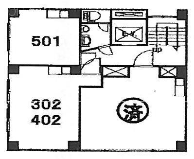第一豊南ビル501 間取り図