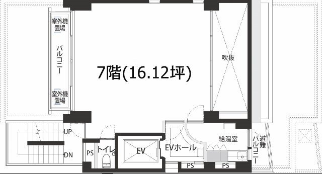 BRICK GATE日本橋7F 間取り図