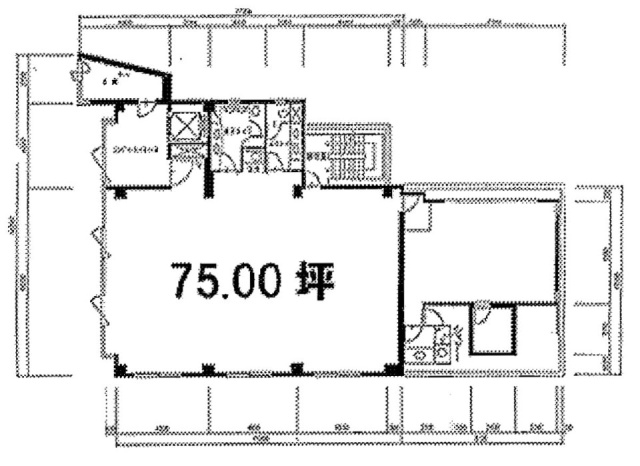 ワールドタイムズビル2F 間取り図