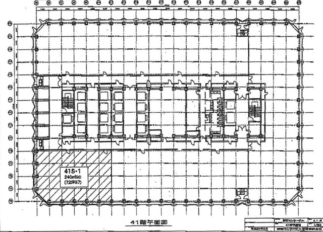 新宿センタービルS-1 間取り図