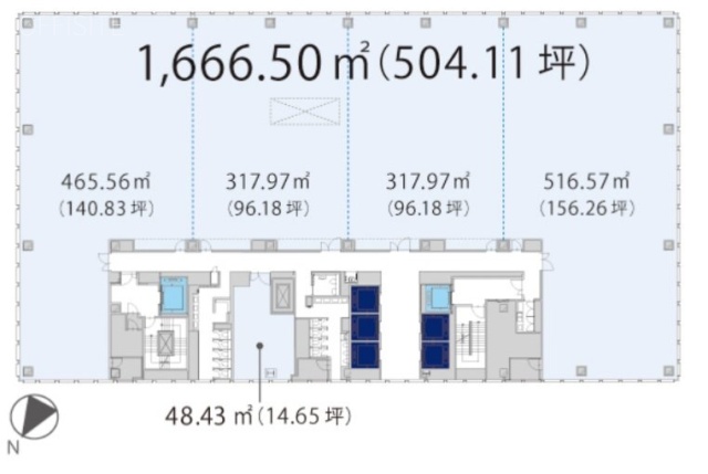 Hareza Tower29F 間取り図