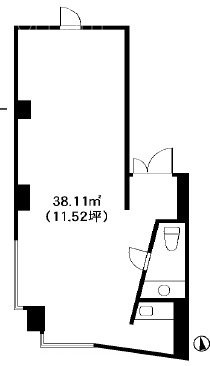 パーククレイスビル2F 間取り図