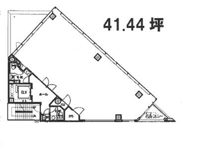 日本橋サンケイビル11F 間取り図