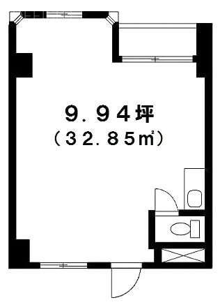 原宿リビン2F 間取り図