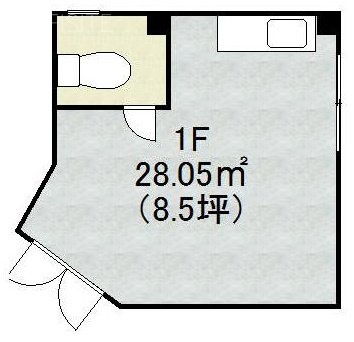 金山ビル1F 間取り図