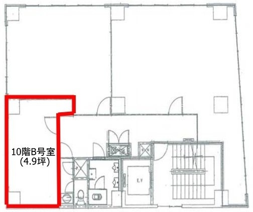 品川ステーションビルB 間取り図