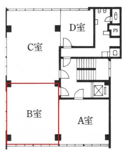 土屋ビルB 間取り図