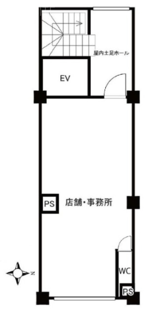 伊地知ビル3F 間取り図