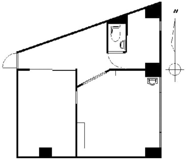 錦ビル1F 間取り図