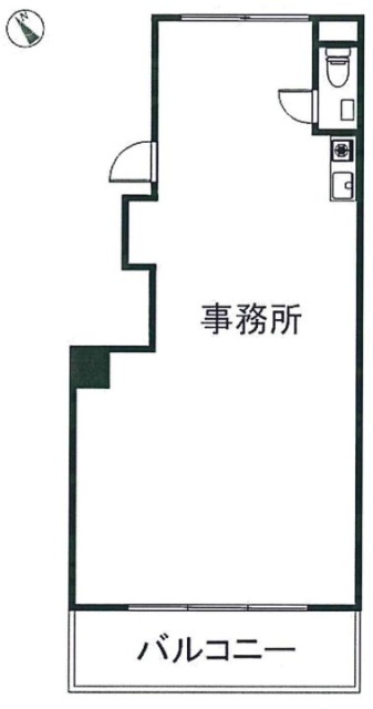 六義園第5コーポ3F 間取り図