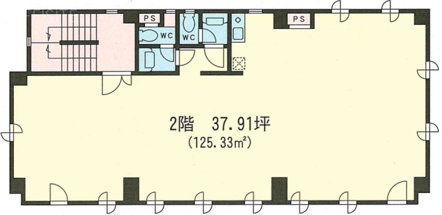 柴村ビル2F 間取り図