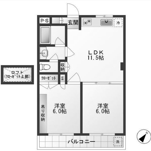 チッタカーサビヤンカ305 間取り図