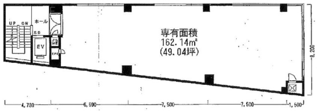 マルヒロビル4F 間取り図