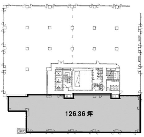 円通寺ガデリウスビル3F 間取り図
