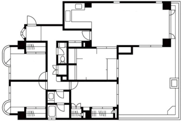 五反田シティハイツ9F 間取り図