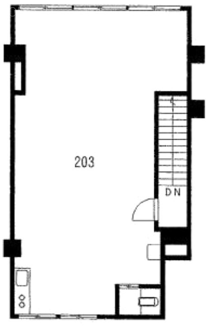 不老町第一共同ビル203 間取り図