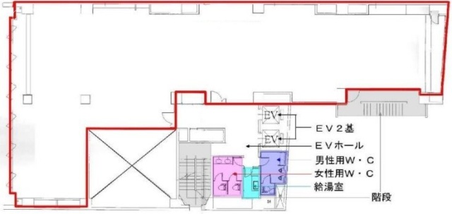 中庄ビル4F 間取り図